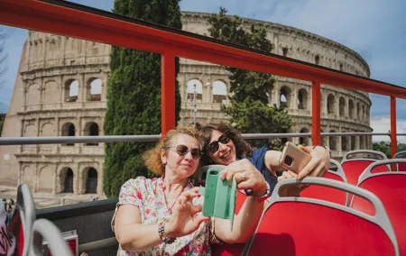 Transfer from Civitavecchia by train with Rome HopOnHopOff Option