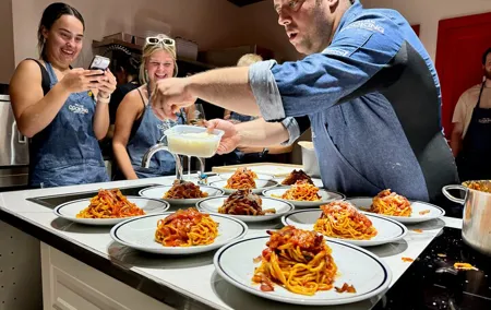Classic Roman Pasta Making Carbonara & More