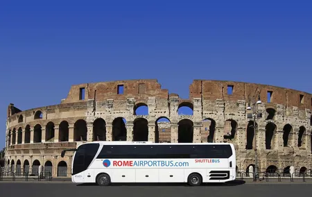 Shuttle Bus between Fiumicino Airport (FCO) and Rome center (Termini)