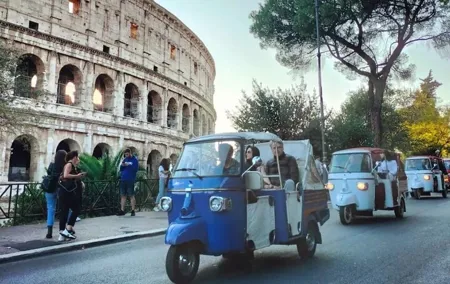 Rome by Ape Calessino Auto Rickshaw