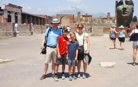 Rome to Pompeii for Kids and Families with lunch at Winefarm