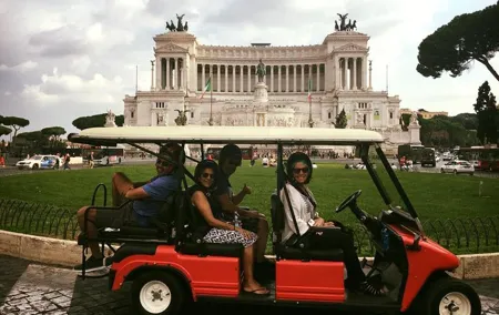 Rome Must See Golf Cart Tour: Pantheon Navona & Trevi Fountain