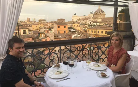 Rooftops of Rome by Night Food Tour with Dinner, Cocktails & Guided Sightseeing