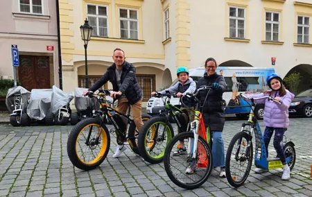 Prague Panoramic Views e-bike and e-Scooter guided Tour