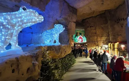 Paris to Valkenburg NL Cave Christmas Market Daytrip