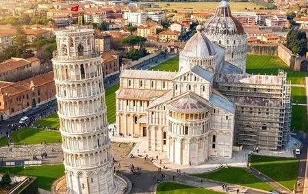 Pisa Florence: Private DA Rome, Tower of Pisa and Piazza Santa Croce