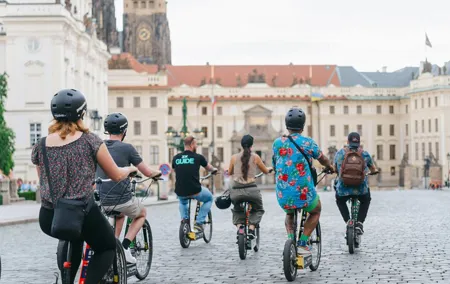 Prague E-Scooter Grand City Tour small-group with PragueWay