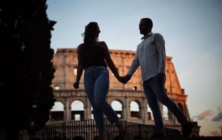 Photo Shooting in Rome with Professional Camera