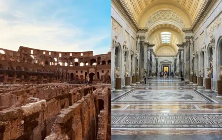 Rome: Colosseum and Vatican Museums Combo Guided Tour