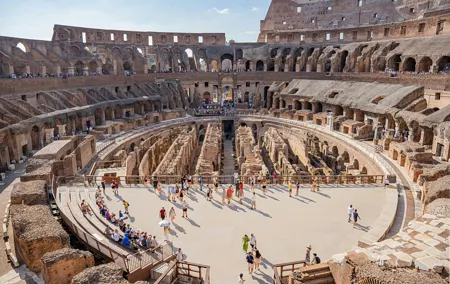 Private tour of Colosseum, Arena Floor and Ancient Rome