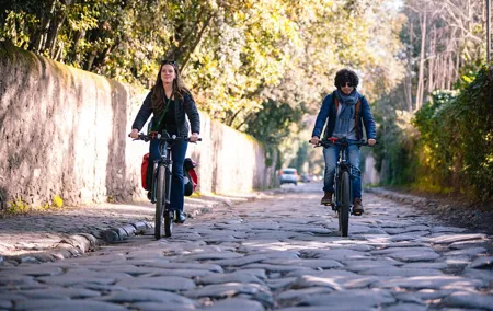 Unique E-Bike Experience in the Appian Way and the Catacombs