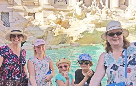 Best of Rome Spanish Steps Trevi Fountain Pantheon Tour for Kids
