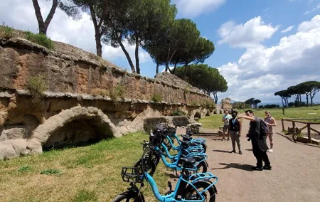 eBiking along the Appian Way
