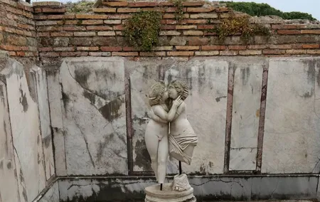 Ostia Antica Archaeological Park with Italian Gelato
