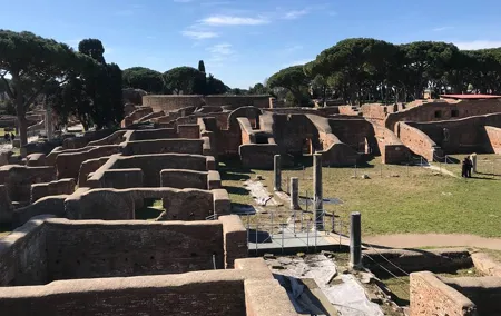 Private tour of Ostia, the ancient city harbor, by van with a PhD archaeologist