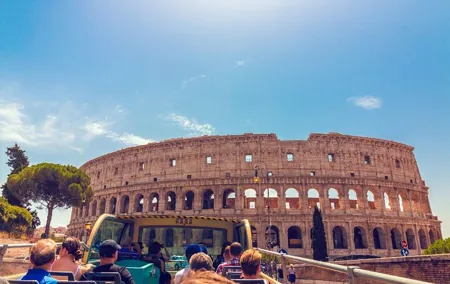 Rome Open Bus 24/48/72 hrs | Colosseum, Roman Forum, Palatine Hill Guided Tour
