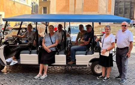 Private Golf Cart Tour in Rome-3 Hours
