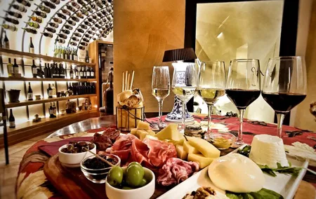 Rome Dinner Food Tasting with Wine Pairing Experience Trastevere