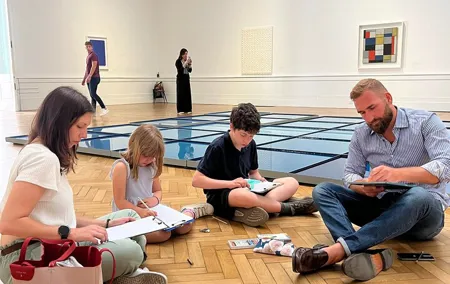 Private Art workshop for families with kids in Rome