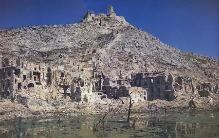 WWII BATTLEFIELDS: Battle of Montecassino and Rapido River from Rome