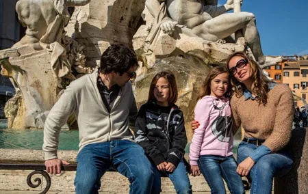 Kid-Friendly Private Tour of Rome with Spanish Steps Trevi Navona & Pantheon