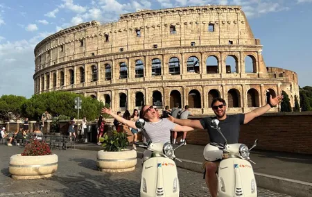 Rome Vespa Tour with Gelato Stop