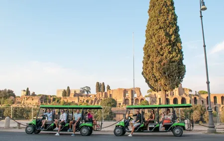 Rome Highlights by Private Golf Cart Tour