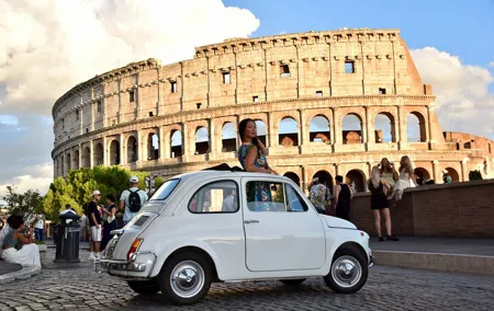 Fiat 500 Private catacomb Experience, with a local Photographer