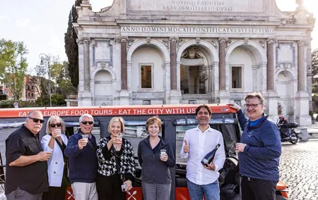 Rome Golf Cart Night Drinks & Bites Tour