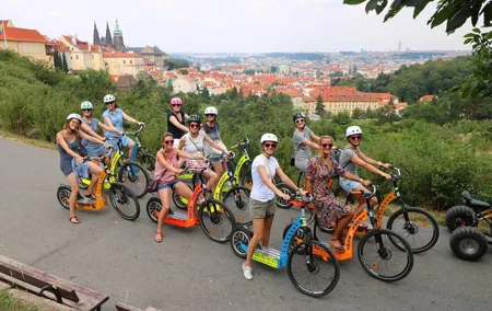 Grandiose half-day guided tour of Prague on Segway and eScooter