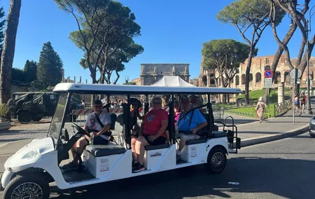 Private Guided Tour in Rome by Golf-Cart with Food Tasting