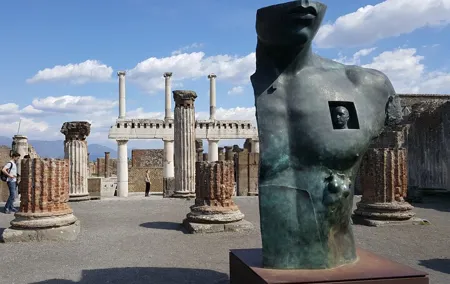 Rome to Pompeii Private Tour Hotel Pickup and Lunch at Wine Farm
