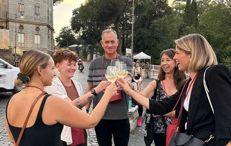 The Wine Private Tour in Rome (Trastevere)