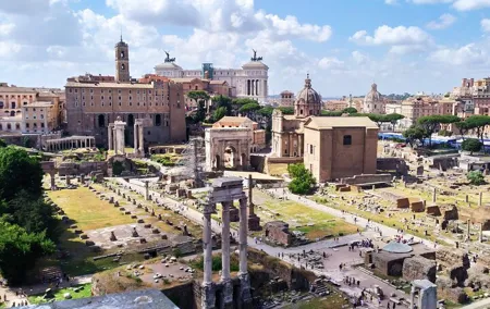 Colosseum, Roman Forum and Palatine Hill with Isuf