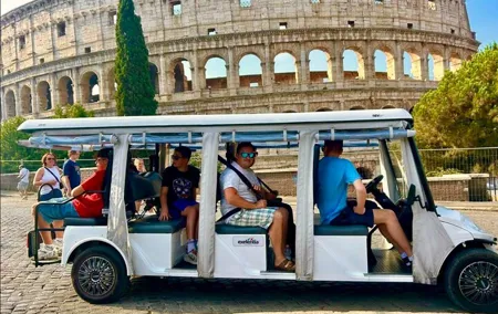 Rome by Golf Cart Private Tour Colosseum Ticket and Audio Guide