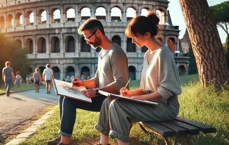 Colosseum Alternative Tour: Sketch & Savor Creative Experience