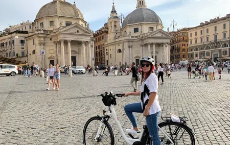 Rome Tour "the center of the world" with high quality electric bicycle!