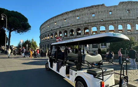 Private Tour of Rome by Golf Cart and Tasting of Typical Dishes