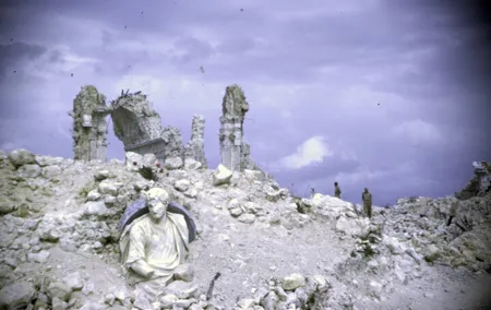 WW2 BATTLEFIELDS: Montecassino from Rome