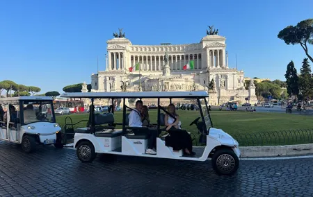 Private Golf Cart Tour of Baroque Rome