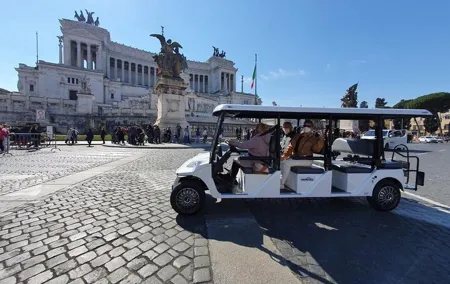 Rome Golf Cart Tour -Up to 6