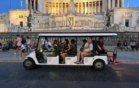 Rome Must-See Sights Private Golf Cart Tour