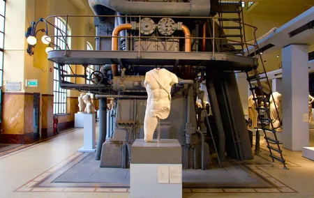 Rome's Most Unusual Museum Ancient Art Meets Past Engines
