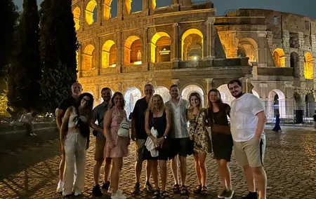Private Night Tour of Rome Colosseum Forum and Famous Sites