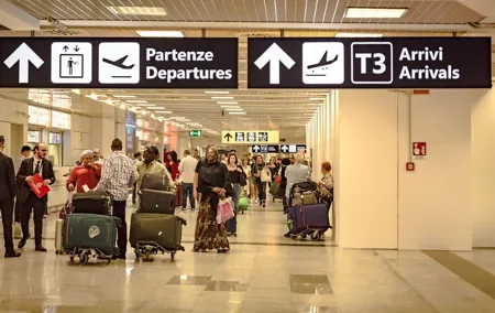 Transfer from Rome Fiumicino Airport (FCO) to the Sorrento Coast