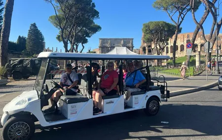 Rome Golf Cart Tour: Catacombs, Ancient Ruins & Iconic Landmarks