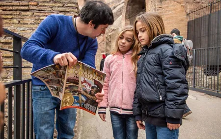 Colosseum & Roman Forum with Gladiator Arena For Kids & Families