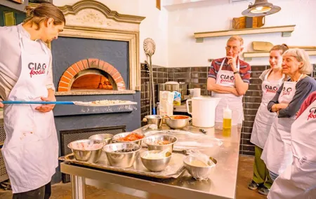 The Italian Way: Pizza and Gelato Class with Unlimited Wine