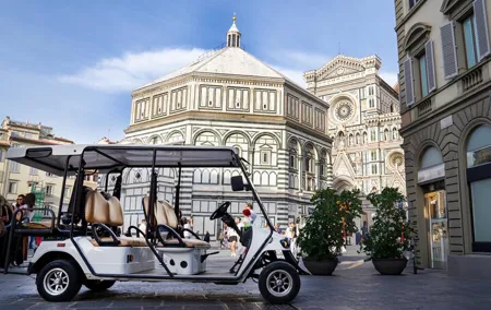 Florence Golf Cart Tour of the Center and Piazzale Michelangelo