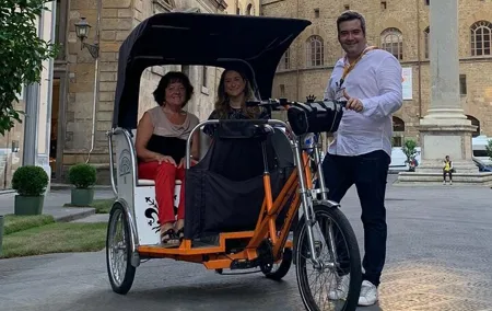 Rickshaw Florence Tour with Guide